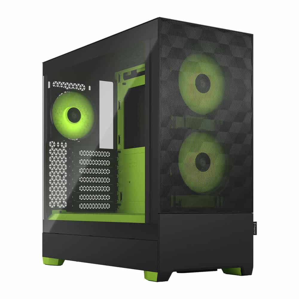 Fractal Pop Air RGB Green Core Mid Tower Tempered Glass PC Case